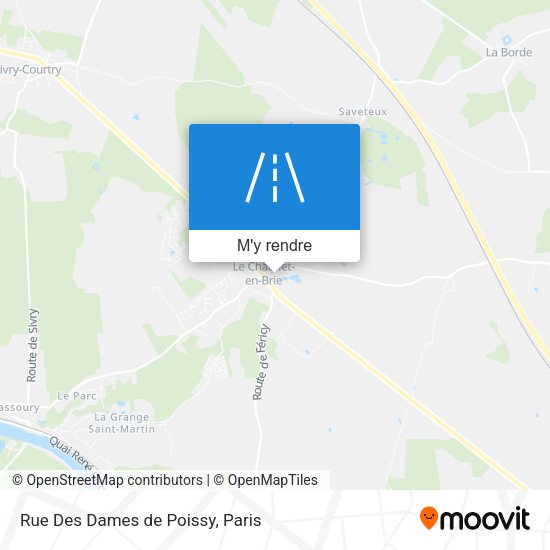 Rue Des Dames de Poissy plan
