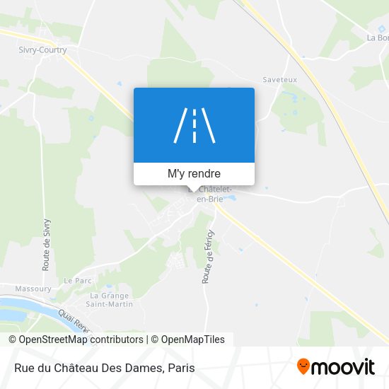 Rue du Château Des Dames plan