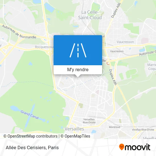 Allée Des Cerisiers plan