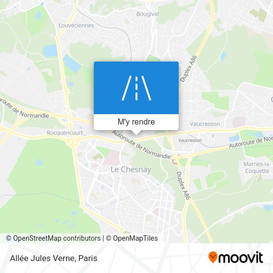 Allée Jules Verne plan