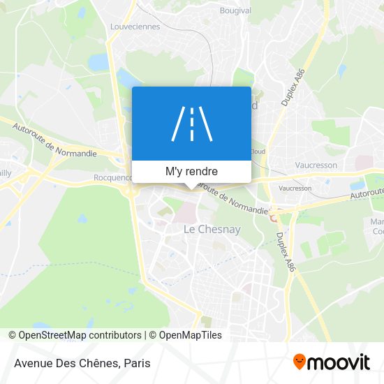 Avenue Des Chênes plan