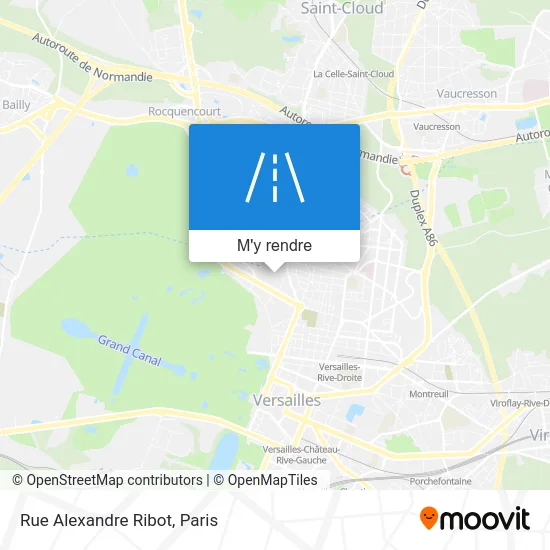 Rue Alexandre Ribot plan