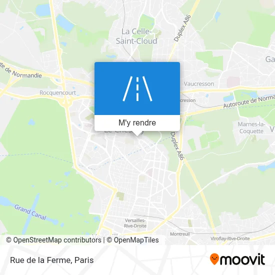 Rue de la Ferme plan