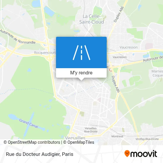 Rue du Docteur Audigier plan