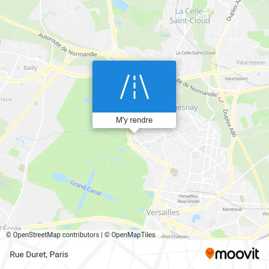 Rue Duret plan