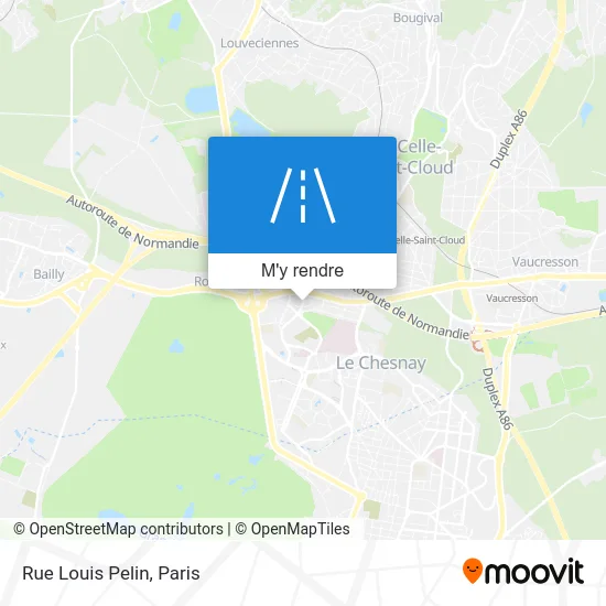 Rue Louis Pelin plan