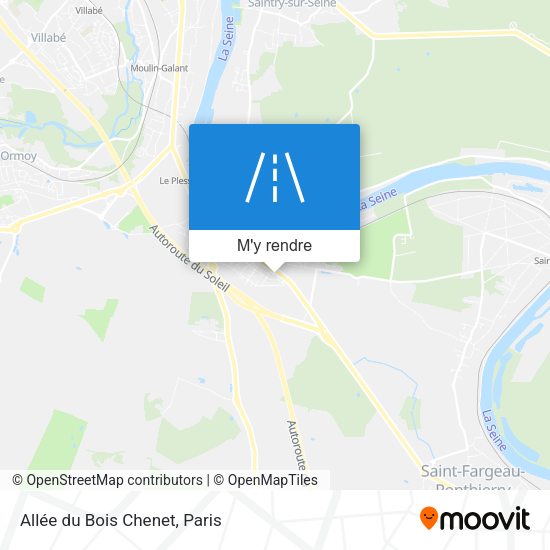 Allée du Bois Chenet plan