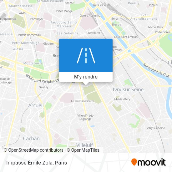 Impasse Émile Zola plan