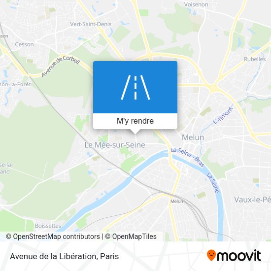 Avenue de la Libération plan