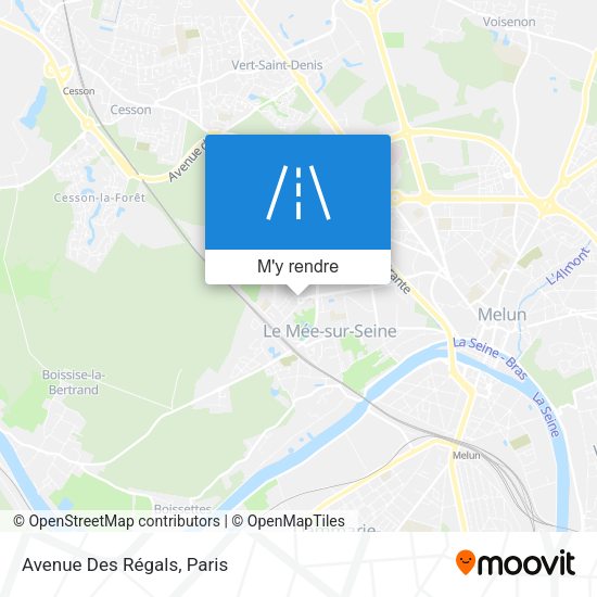 Avenue Des Régals plan