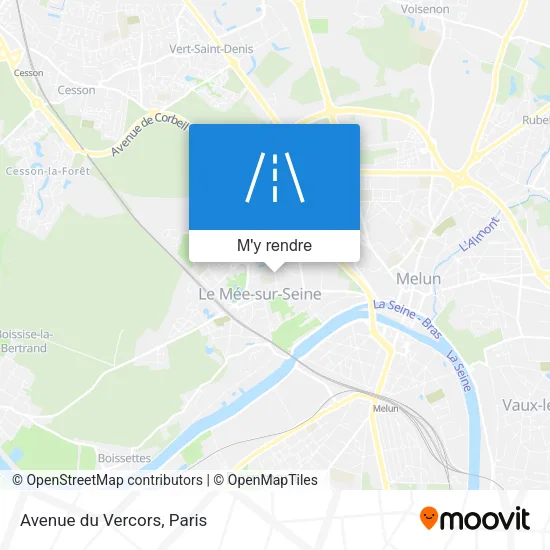 Avenue du Vercors plan