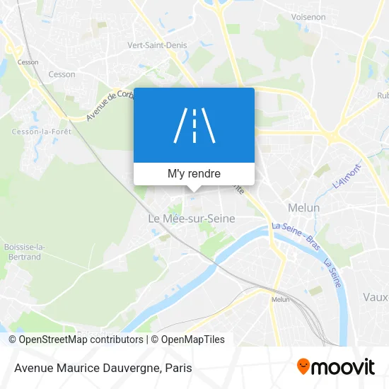Avenue Maurice Dauvergne plan