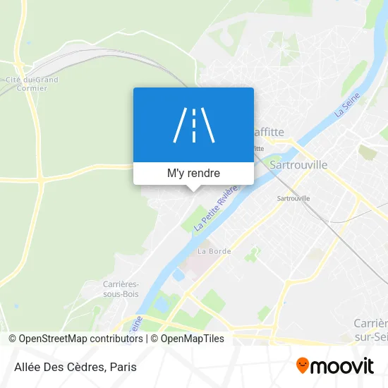 Allée Des Cèdres plan