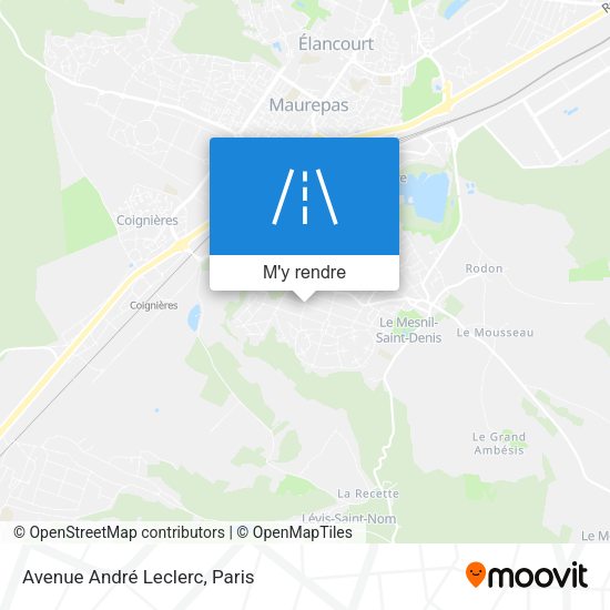 Avenue André Leclerc plan