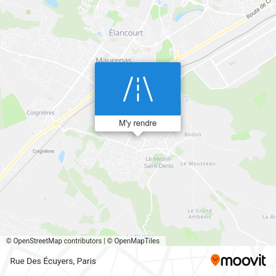 Rue Des Écuyers plan