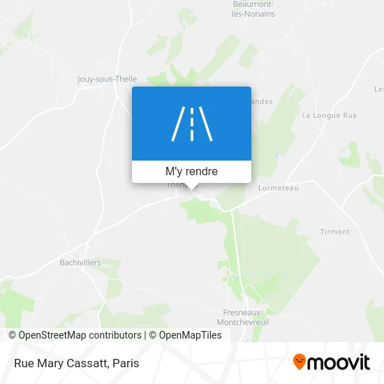 Rue Mary Cassatt plan