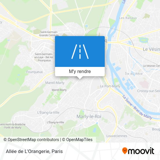 Allée de L'Orangerie plan
