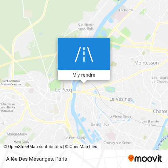 Allée Des Mésanges plan