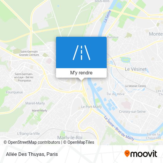 Allée Des Thuyas plan