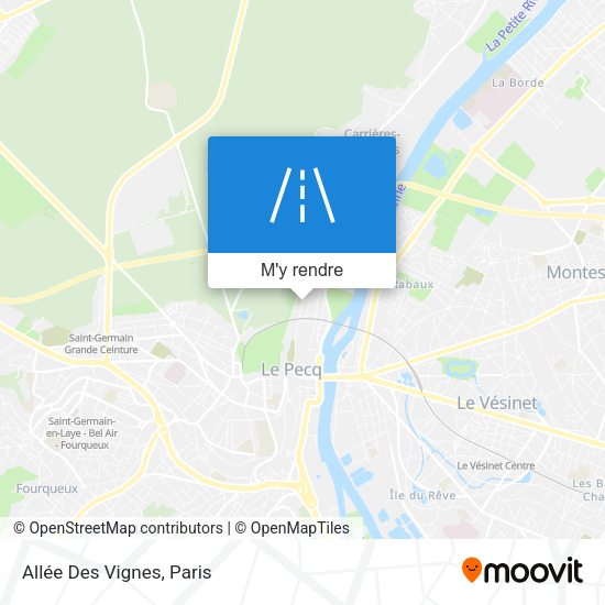 Allée Des Vignes plan