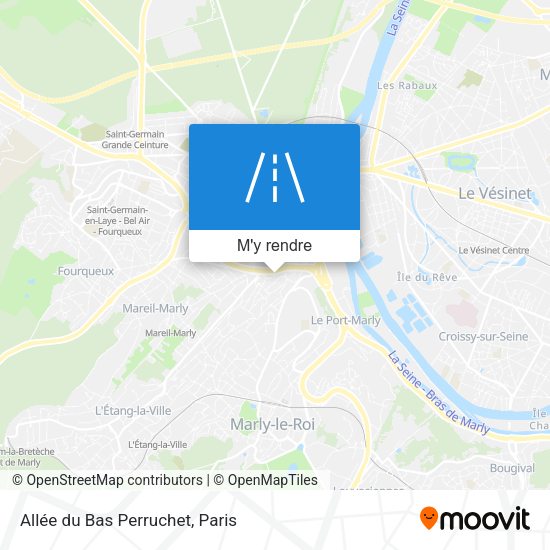 Allée du Bas Perruchet plan