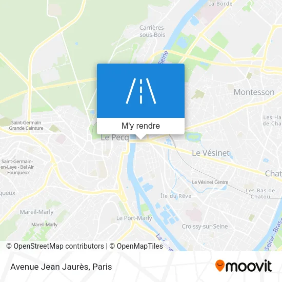 Avenue Jean Jaurès plan