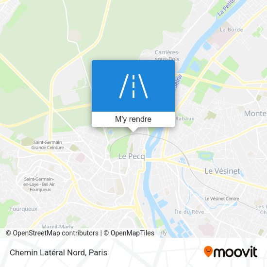 Chemin Latéral Nord plan