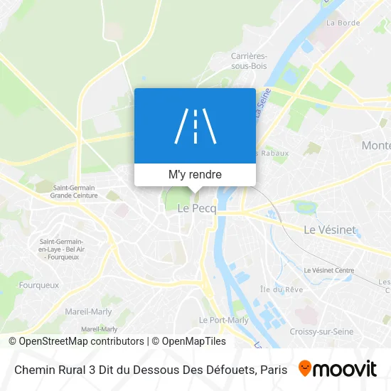 Chemin Rural 3 Dit du Dessous Des Défouets plan