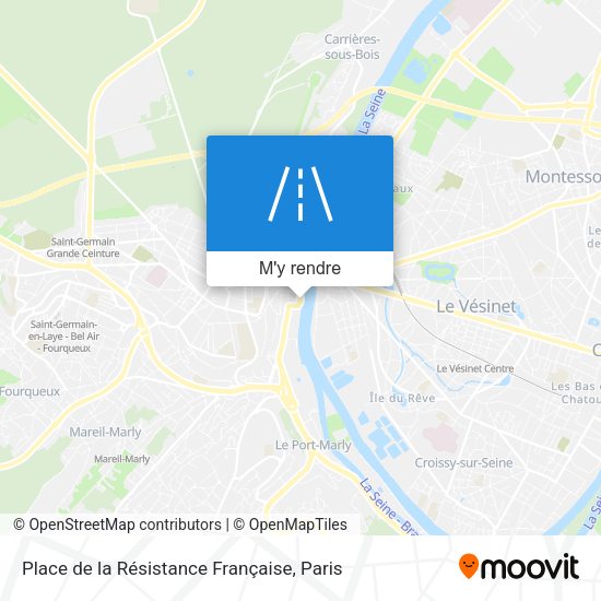 Place de la Résistance Française plan