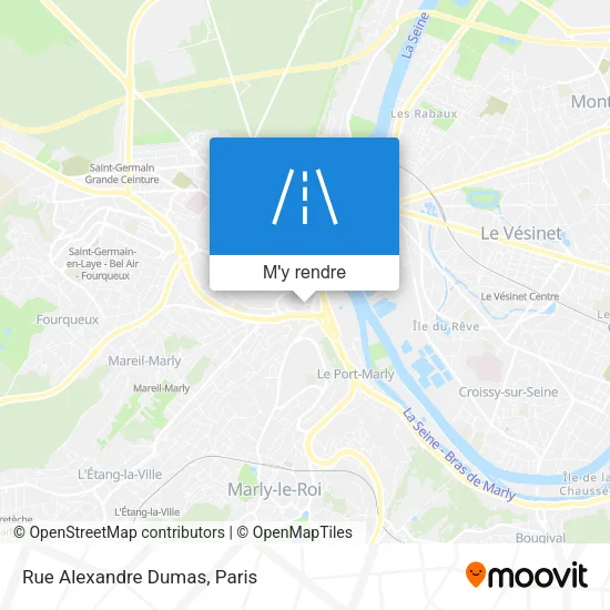 Rue Alexandre Dumas plan