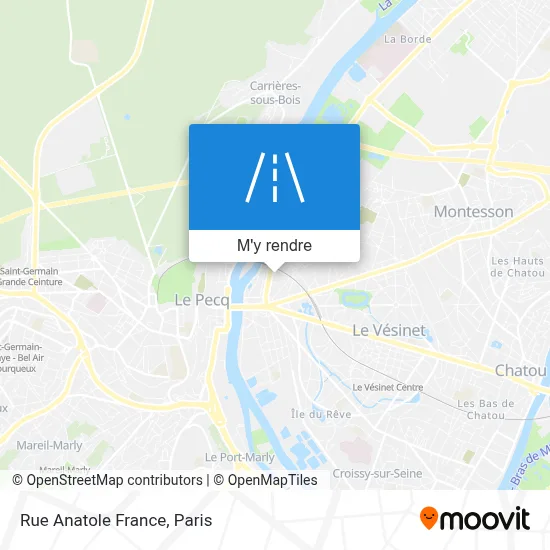 Rue Anatole France plan