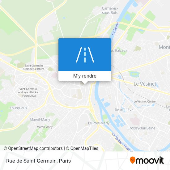 Rue de Saint-Germain plan