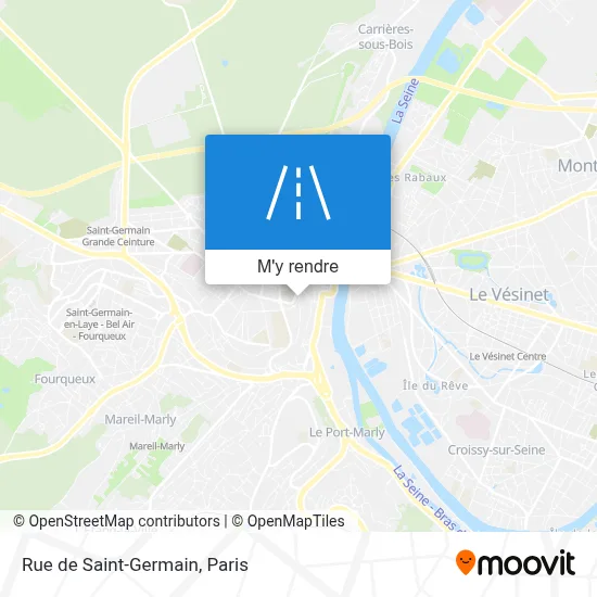 Rue de Saint-Germain plan