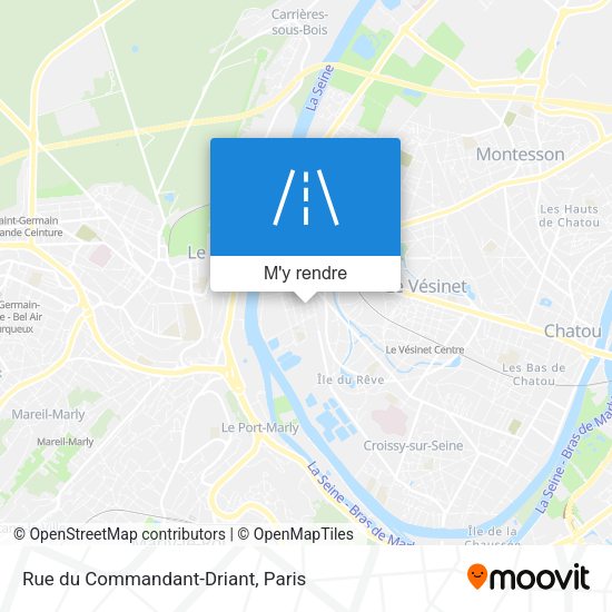 Rue du Commandant-Driant plan