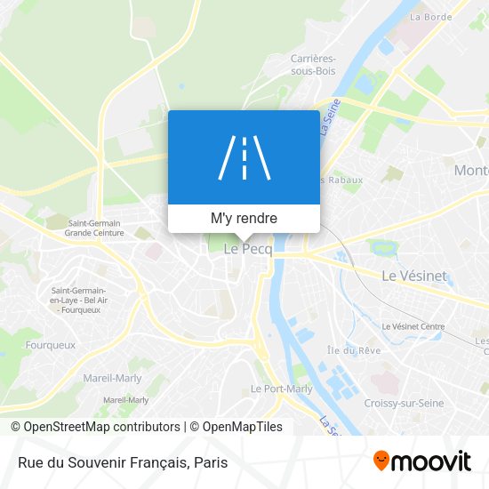Rue du Souvenir Français plan