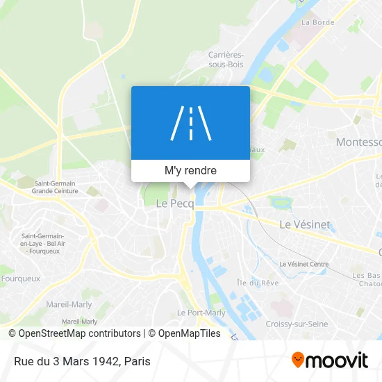 Rue du 3 Mars 1942 plan