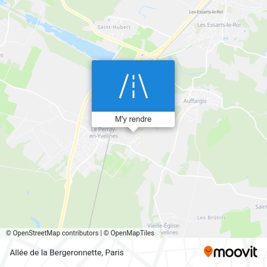 Allée de la Bergeronnette plan