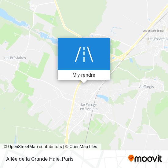 Allée de la Grande Haie plan