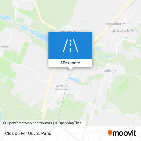 Clos du Fer Ouvré plan