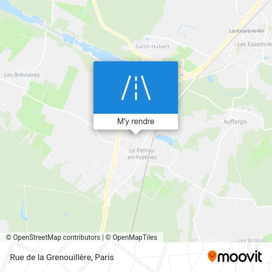 Rue de la Grenouillère plan