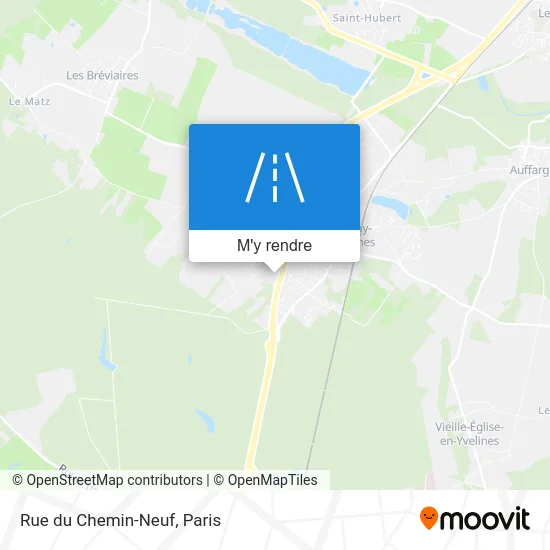 Rue du Chemin-Neuf plan