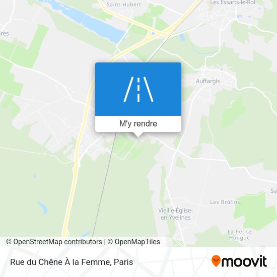 Rue du Chêne À la Femme plan