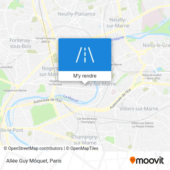 Allée Guy Môquet plan