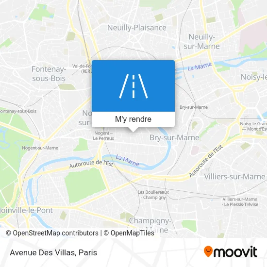 Avenue Des Villas plan