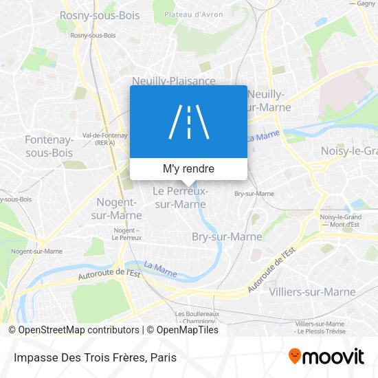 Impasse Des Trois Frères plan