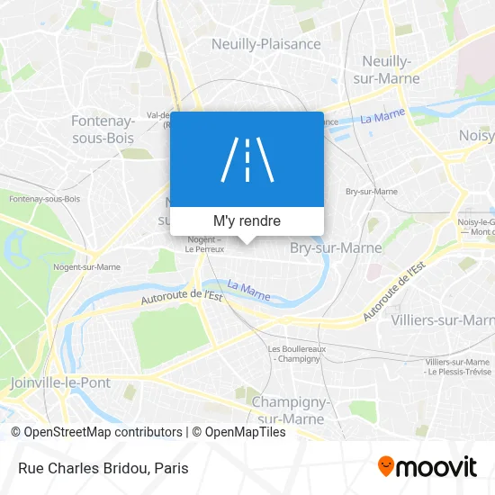 Rue Charles Bridou plan