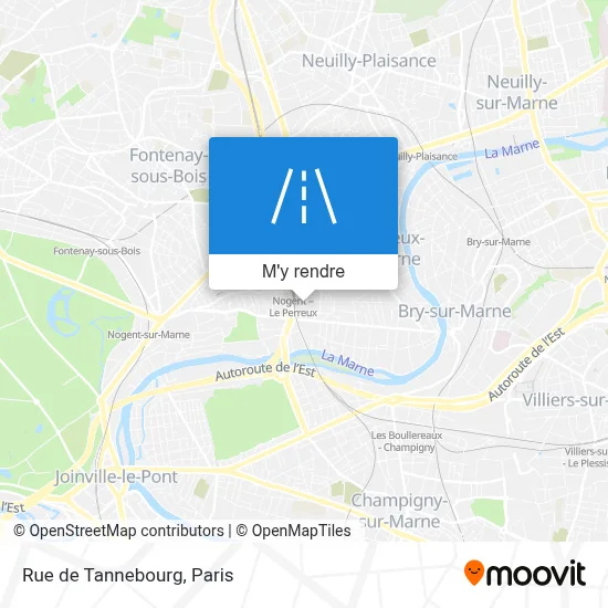 Rue de Tannebourg plan