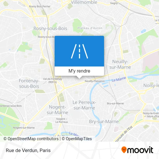 Rue de Verdun plan