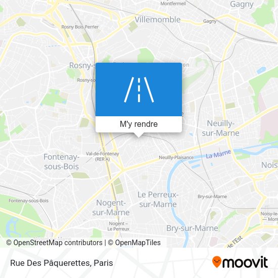 Rue Des Pâquerettes plan