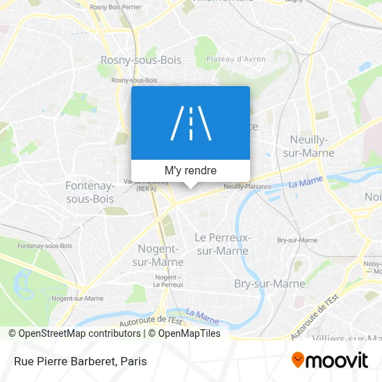 Rue Pierre Barberet plan